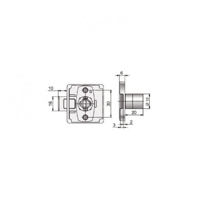 Slam lock "Lock 397" 1