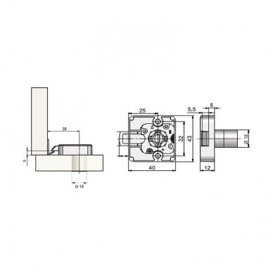 Slam lock "Lock 584" 1