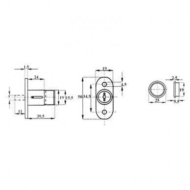 Lock for sliding doors 1