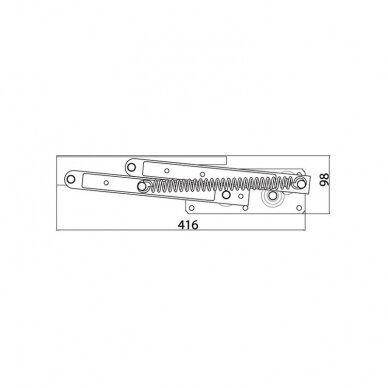 Tabletop lift up mechanism 4