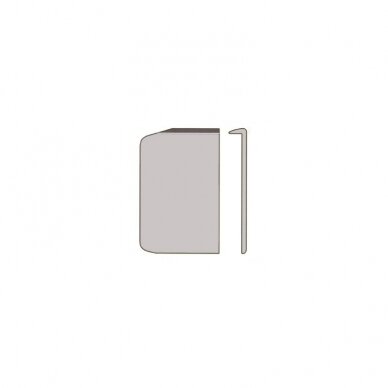 Worktop angle connection profile, type Quadro 1