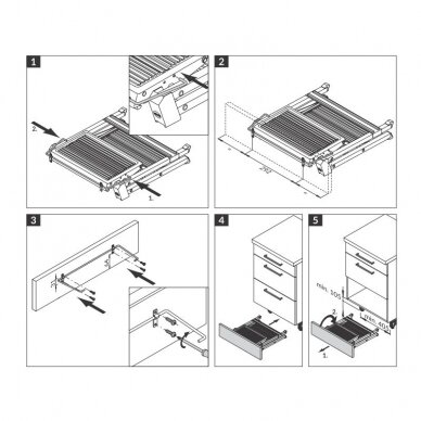 „STEPFIX“ plinth bracket 1