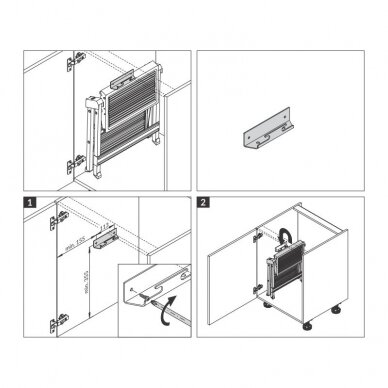 Universal bracket for „STEPFIX“ 1