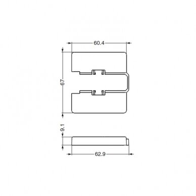 Sugatsune cover for mounting plate J95 1