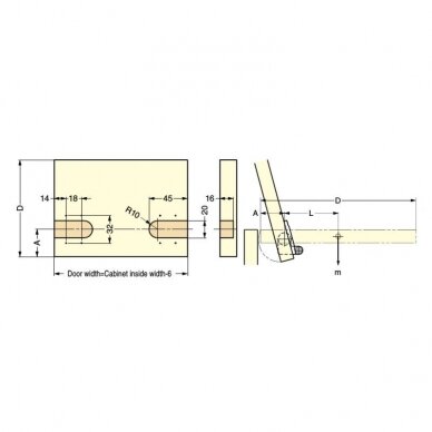 Damper hinge HG-JM16 2