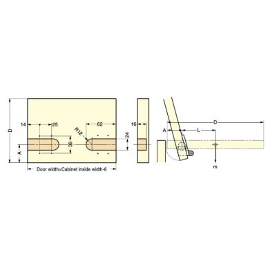 Damper hinge HG-JM20 2