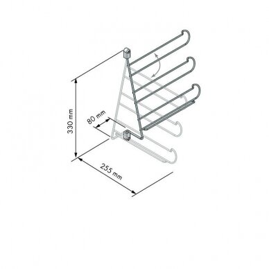 Tie and belt holder 1