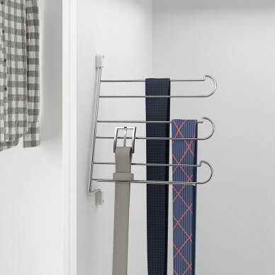 Tie and belt holder