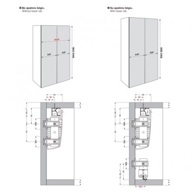 Folding doors system PS23 6