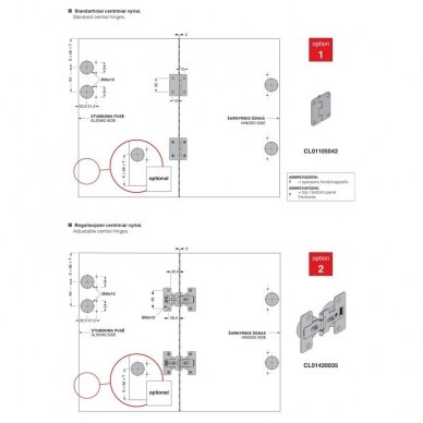 Folding doors system PS23 7