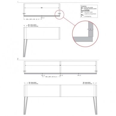 Folding doors system PS23 8