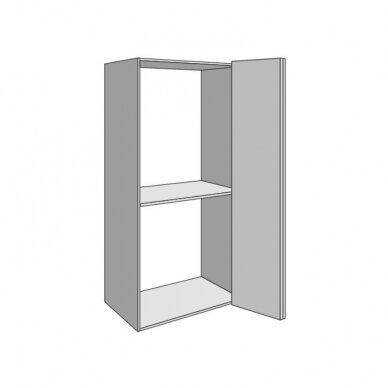 Folding doors system PS23 set: 2 doors, right side