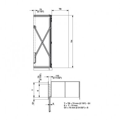 Peit- liugukse süsteem HAWA Folding Concepta 25 4