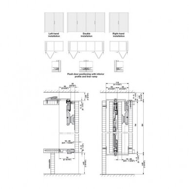 Sulankstomų įvažiuojančių durų sistema "Folding Concepta 25" 5