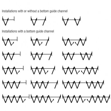 Hawa Variofold 80 H hardware system for wooden folding walls 3