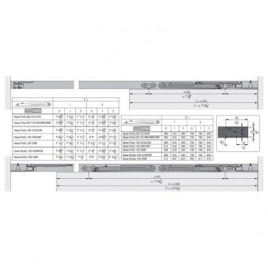 Soft-close mechanism, one side 1