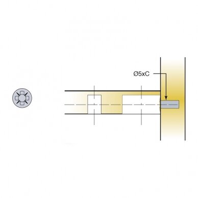 TITUS screw-in dowels  Ø - 5 mm 1