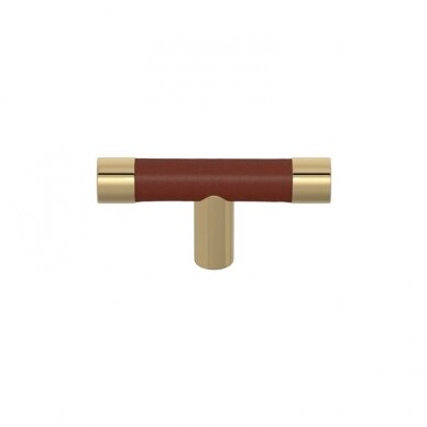 Handle Barrel T-bar recess leather 36