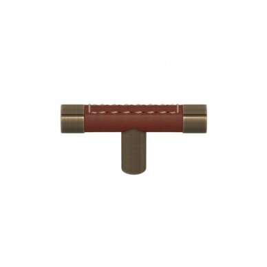 Handle Barrel T-bar stitch out recess leather 20