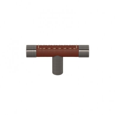 Handle Barrel T-bar stitch out recess leather 25