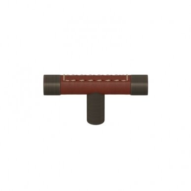 Handle Barrel T-bar stitch out recess leather 30