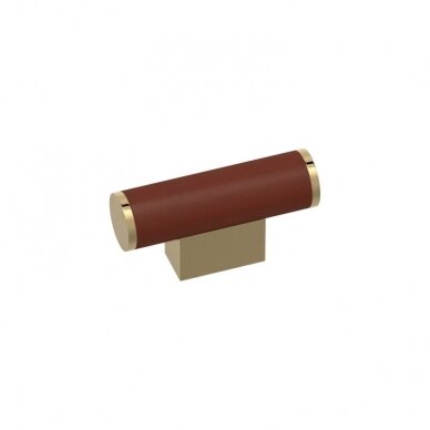 Handle Scroll t-bar bonded leather 35