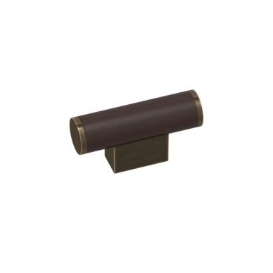 Uchwyt Scroll t-bar bonded leather 21