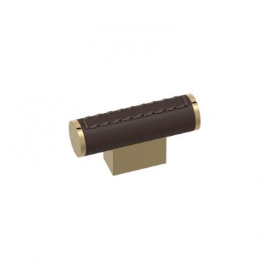 Uchwyt Scroll t-bar recess leather 36