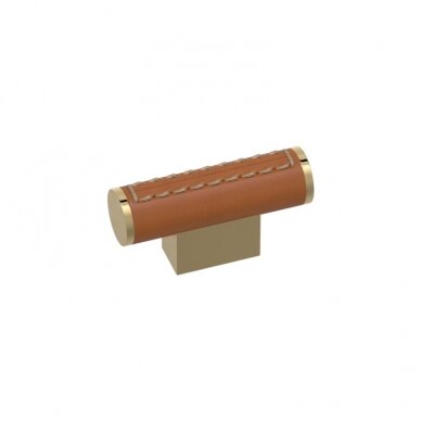 Handle Scroll t-bar recess leather 33