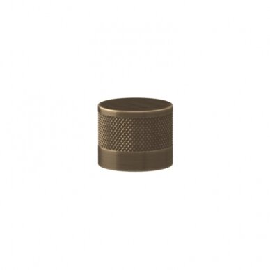 Handle Knurled button solid 6