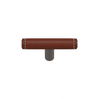 Handle Full covered T-bar saddle leather 24