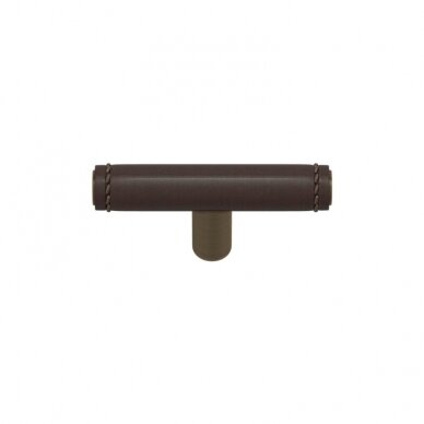 Handle Full covered T-bar saddle leather 20