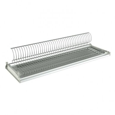 Combi plate and glass rack with aluminum frame