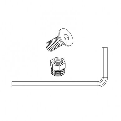 Mounting set for Tiomos M0 125 Click-on