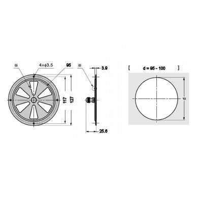 STAINLESS STEEL ADJUSTABLE VENTILATOR 1