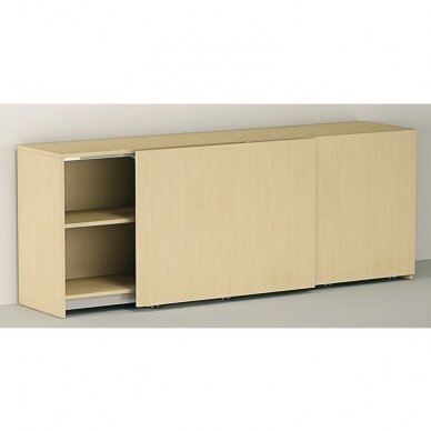 Coplanar sliding door system "Hawa Frontino 20 H FS" for bottom cabinets