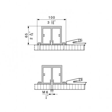 Reinforcement profile, 2600 mm 2