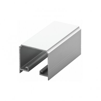 Upper rail for folding door systems