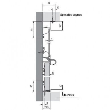 Kitchen wall panel mounting system 1