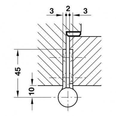 Hinge for wooden doors 1