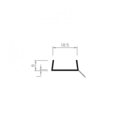 Transparent sealing profile 1